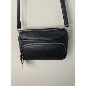 New Befen Women's Black Leather Crossbody Purse
